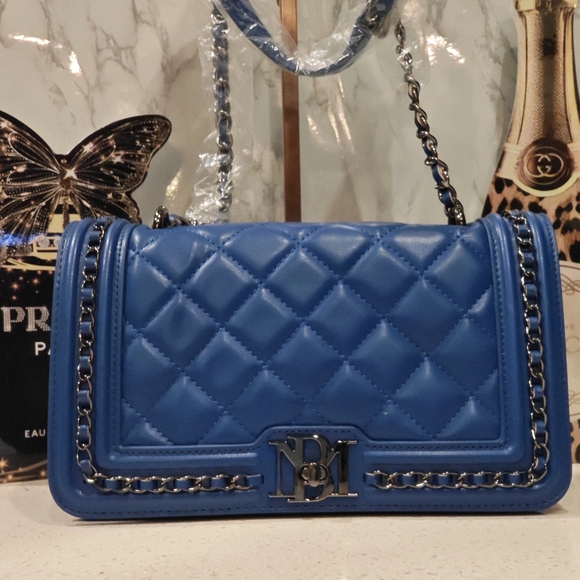 Badgley Mischka Quilted Crossbody Bag NWT - Picture 2 of 12